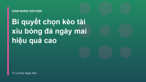 Read more about the article Bí quyết chọn kèo tài xỉu bóng đá ngày mai hiệu quả cao